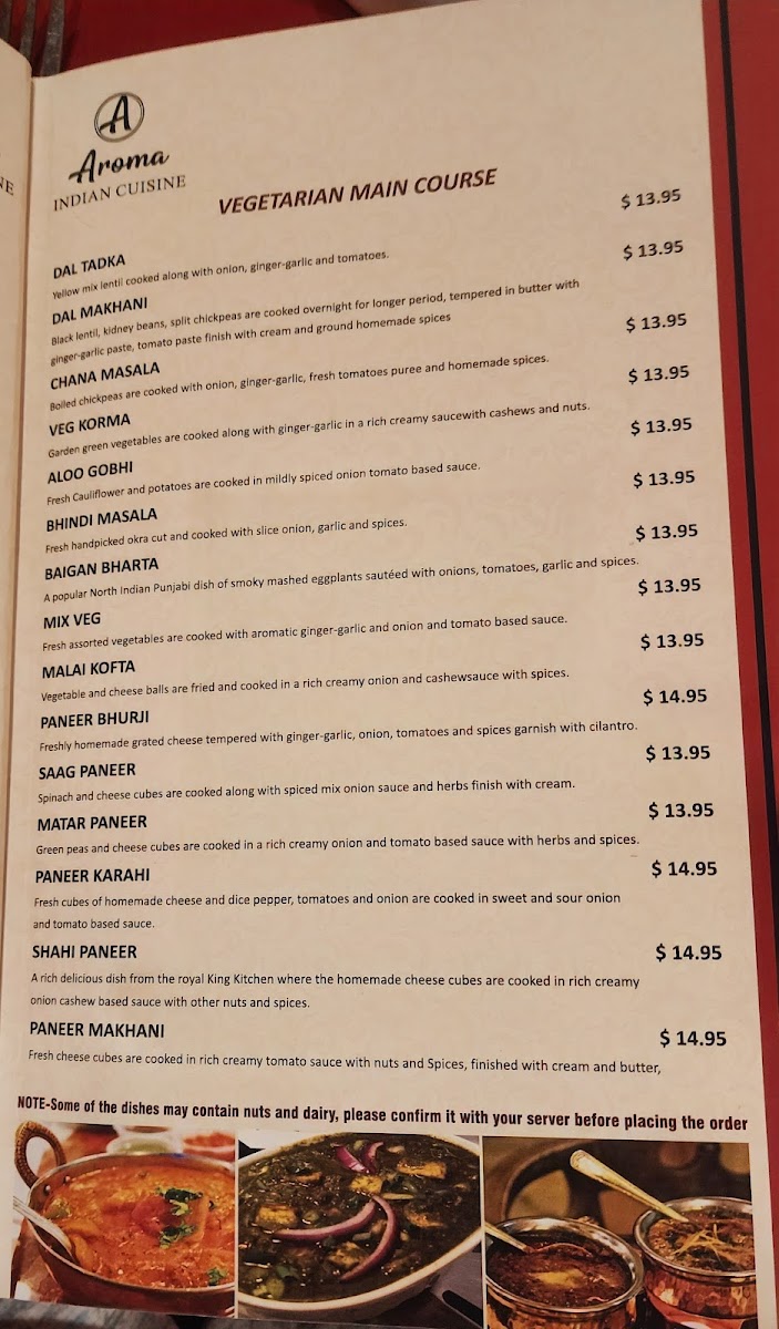 Aroma Indian Cuisine Menu-2