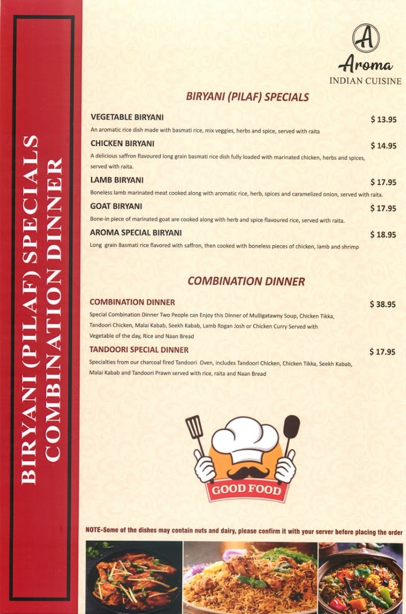 Aroma Indian Cuisine Menu-3